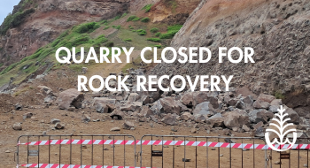 quarry closed for rock recovery